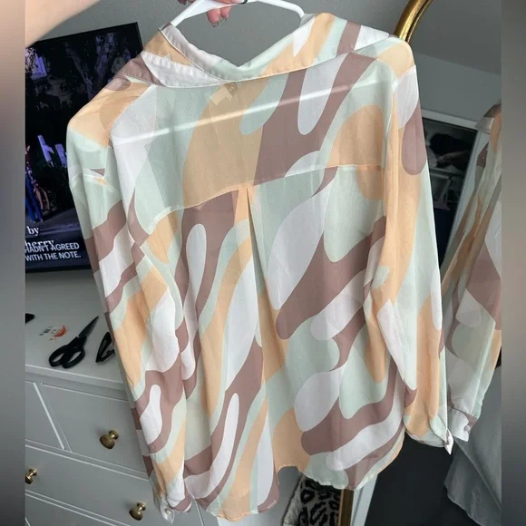 Princess Polly Funky Town Shirt Multi Size 6 - Picture 12 of 12